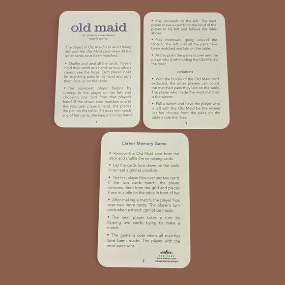 eeBoo Old Maid Card Game -EUC - Picture 5 of 8